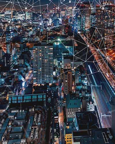 abstract smart city